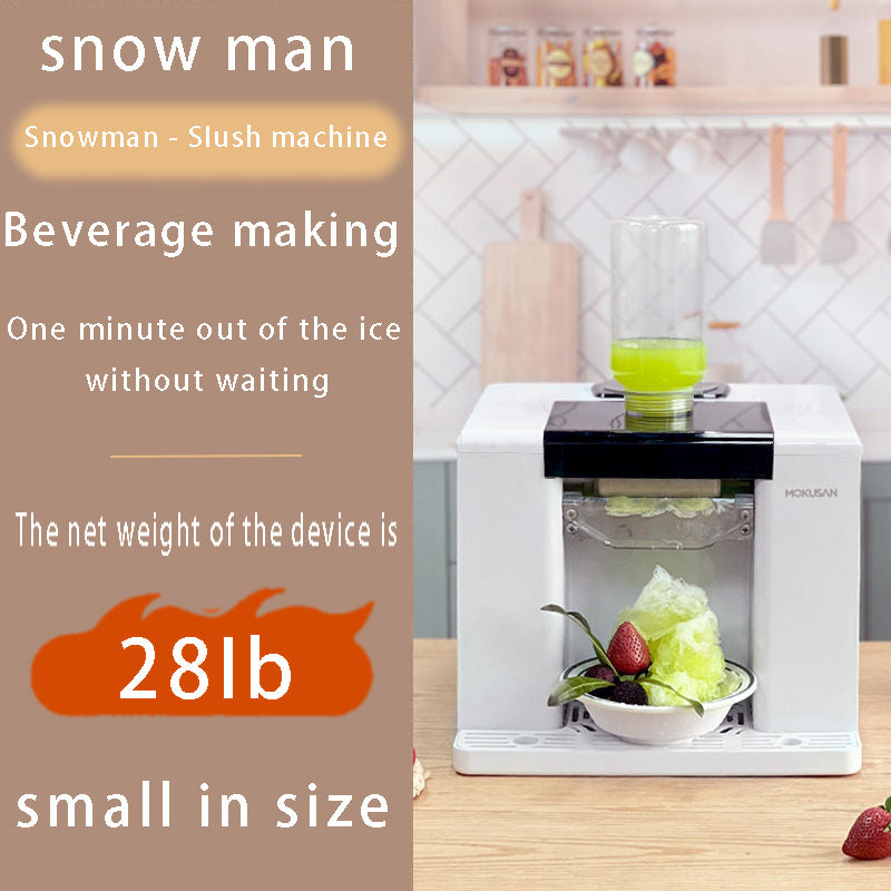 slushie,snow ice machine,1 minute out of ice,One-click cleaning,Snowman - Slush machine